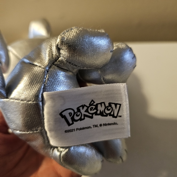 Pokémon 25th Anniversary 8" Inch Silver Grookey Plush Toy - Picture 2 of 5